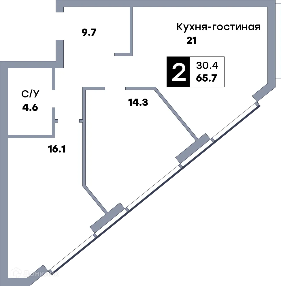 Фото квартиры в ЖК Самара Сити