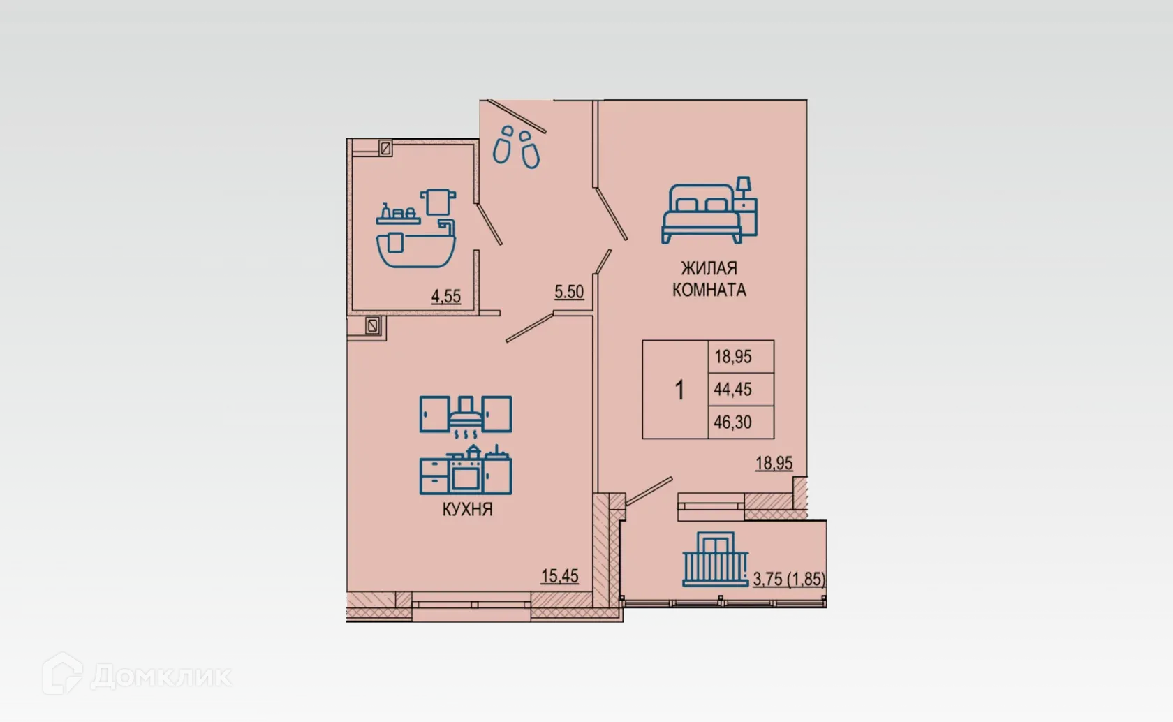 Фото квартиры в ЖК Петровский парк