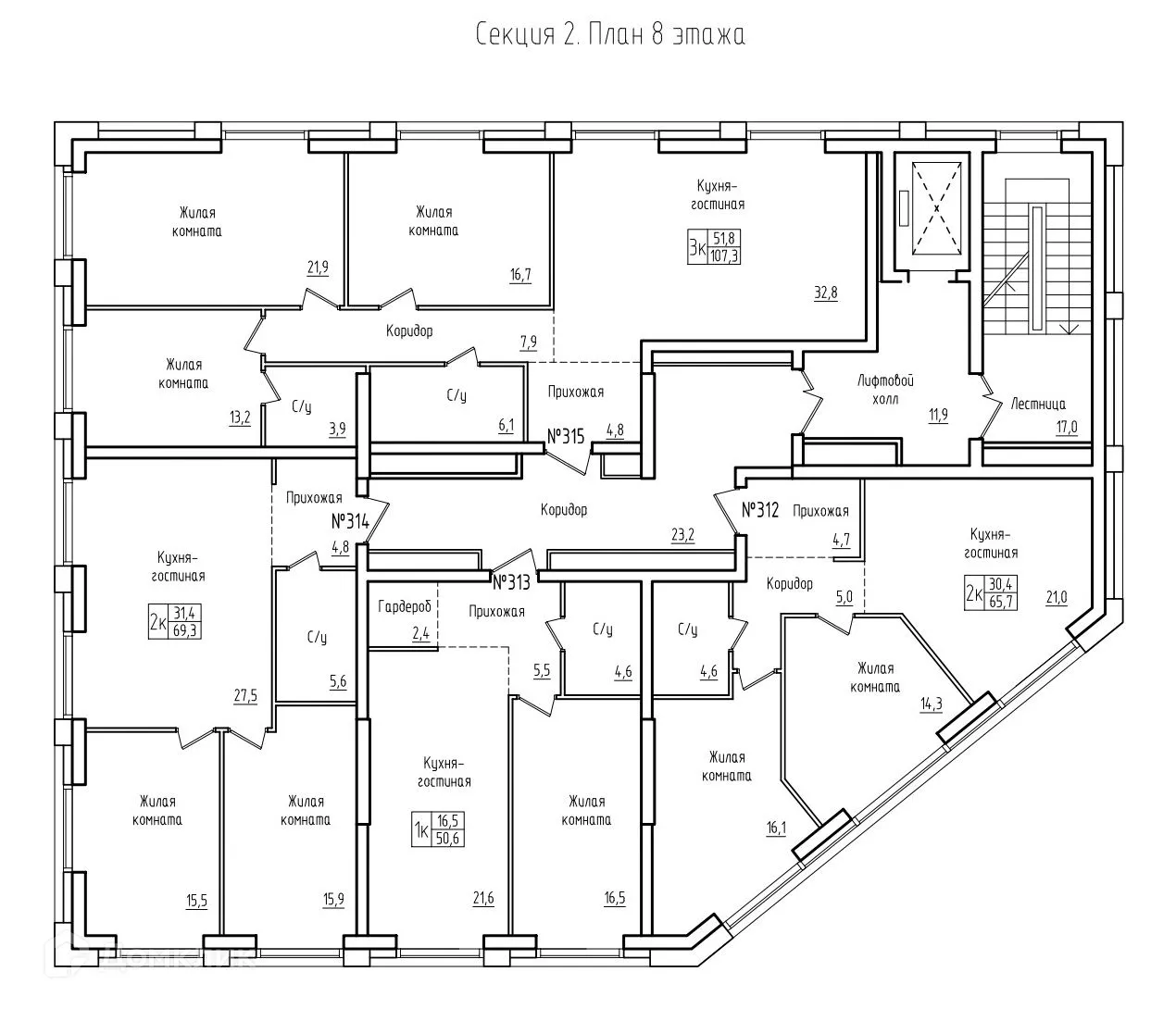 Фото квартиры в ЖК Самара Сити