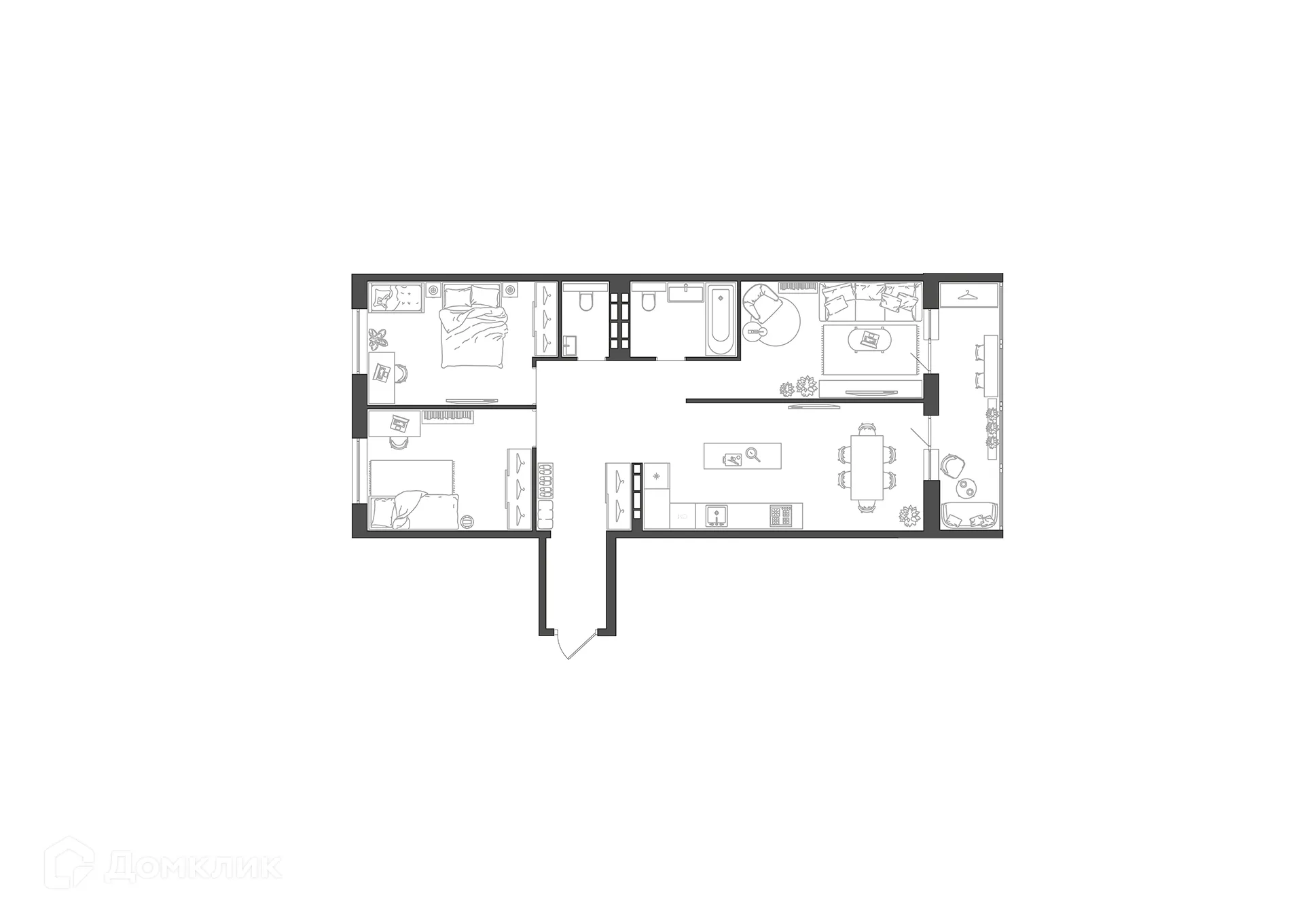 Фото квартиры в ЖК Цех