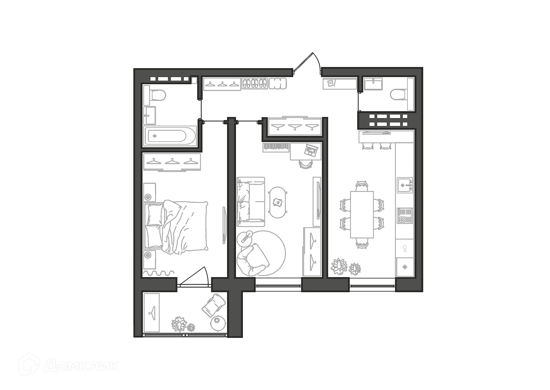 Фото квартиры в ЖК Квартал