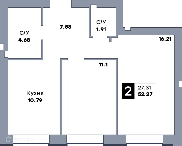 Фото квартиры в ЖК Заречье