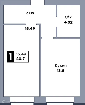 Фото квартиры в ЖК Заречье