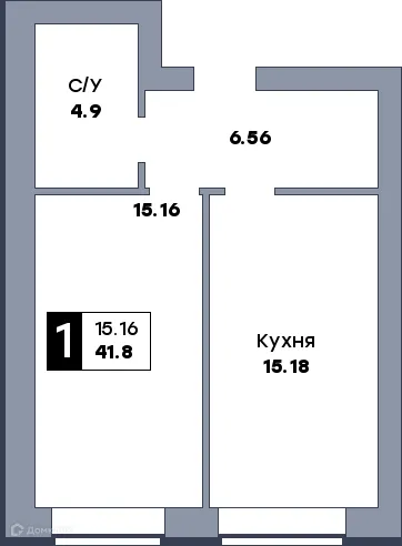 Фото квартиры в ЖК Заречье