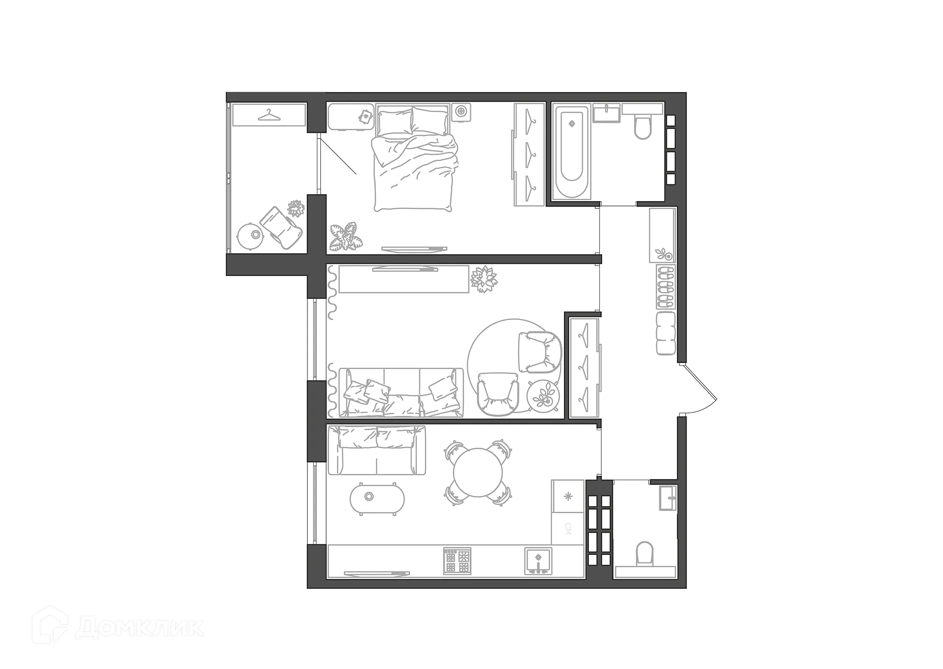 Фото квартиры в ЖК Цех