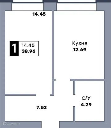 Фото квартиры в ЖК Заречье