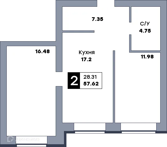 Фото квартиры в ЖК Заречье