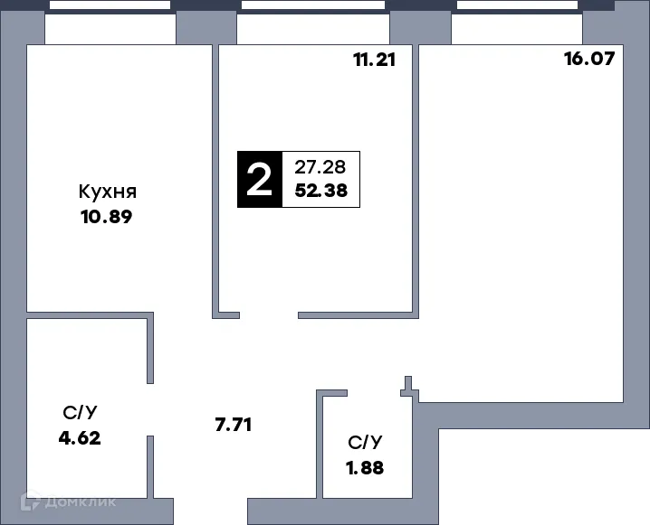 Фото квартиры в ЖК Заречье