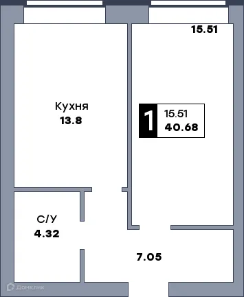 Фото квартиры в ЖК Заречье