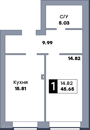 Фото квартиры в ЖК Заречье