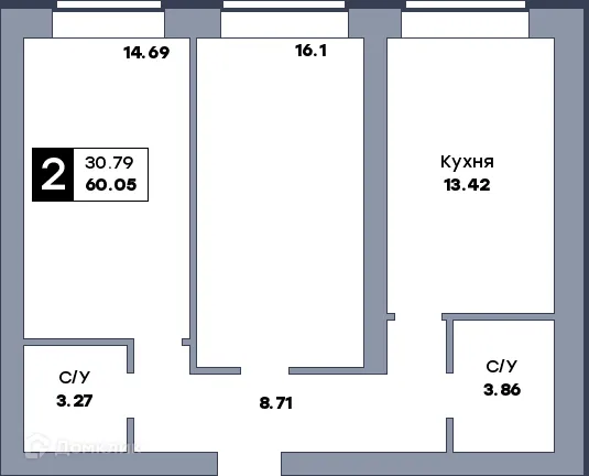 Фото квартиры в ЖК Заречье