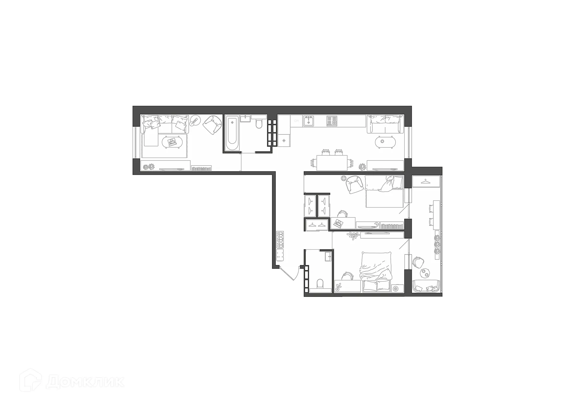 Фото квартиры в ЖК Цех