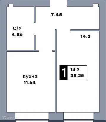 Фото квартиры в ЖК Заречье