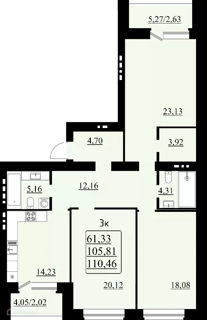 Фото квартиры в ЖК "Эстетика"