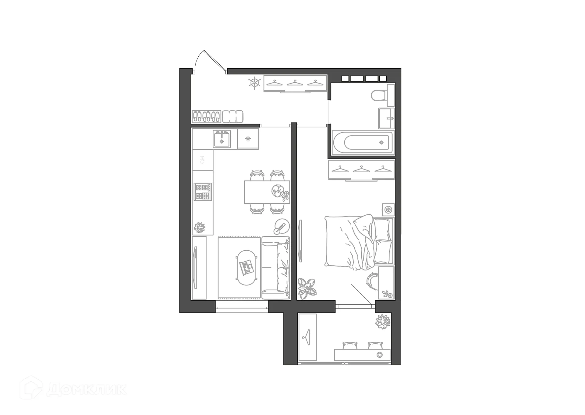 Фото квартиры в ЖК Цех