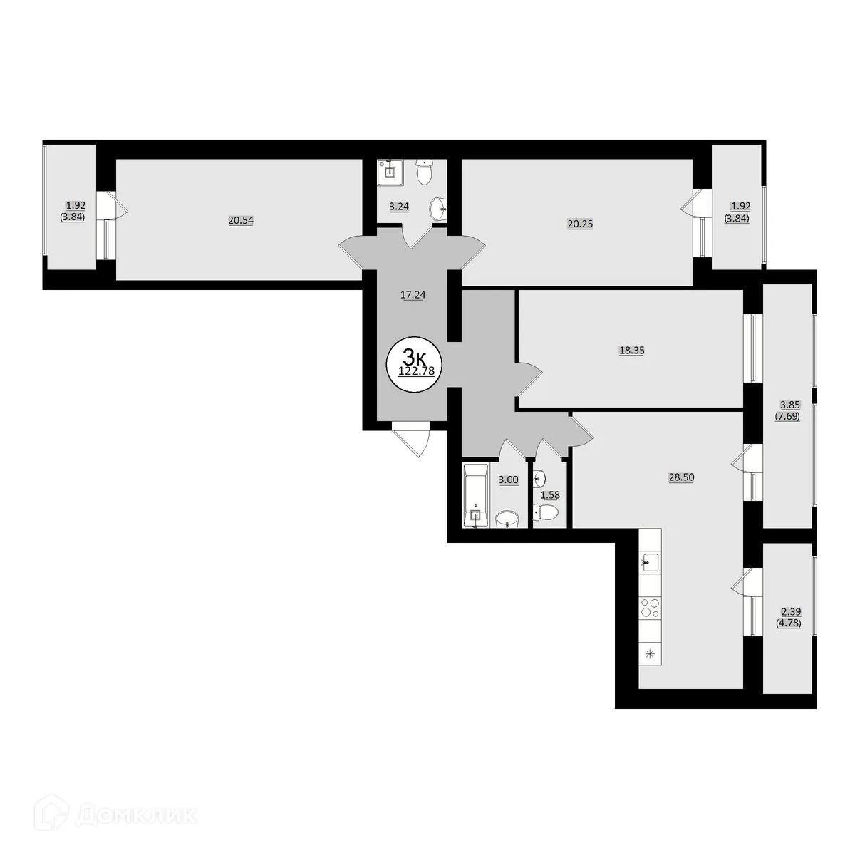 Фото квартиры в ЖК КУЛЬТУРА