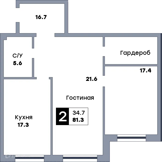 Фото квартиры в ЖК КВАТРО