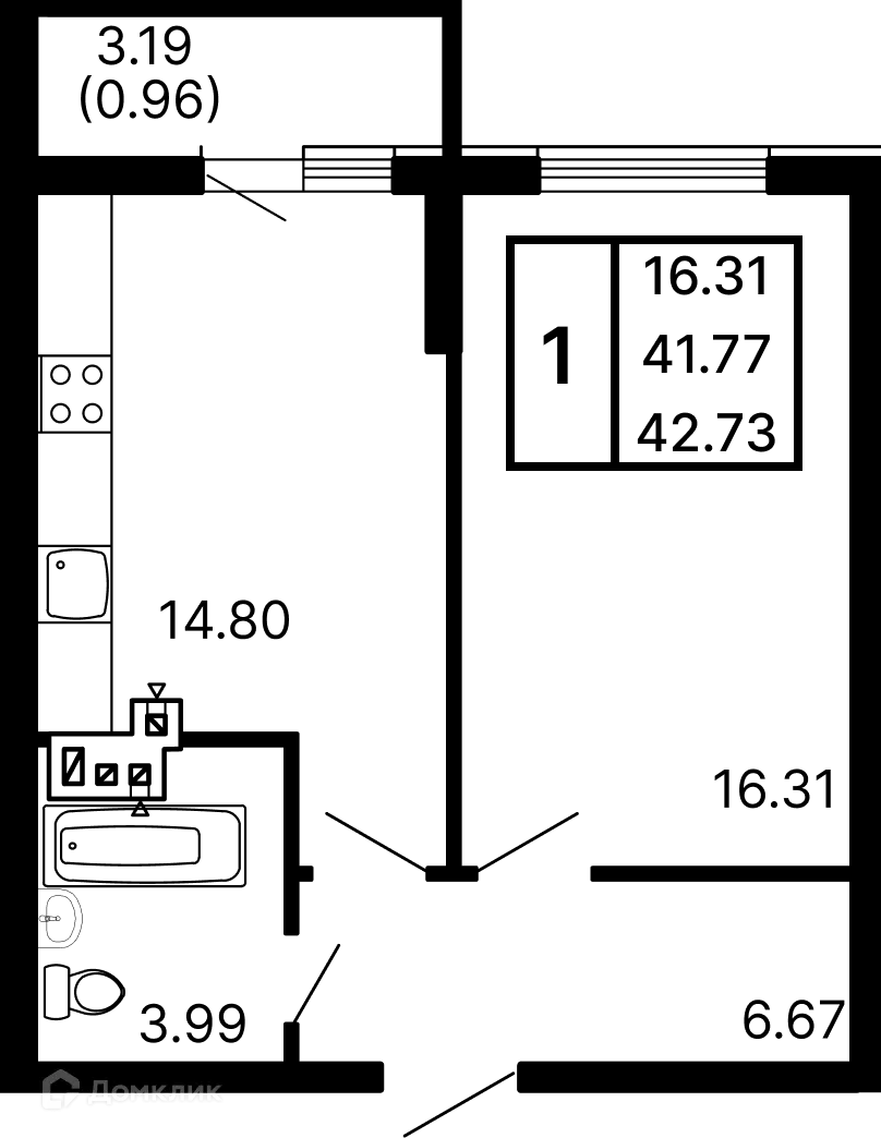 Фото квартиры в ЖК Развитие