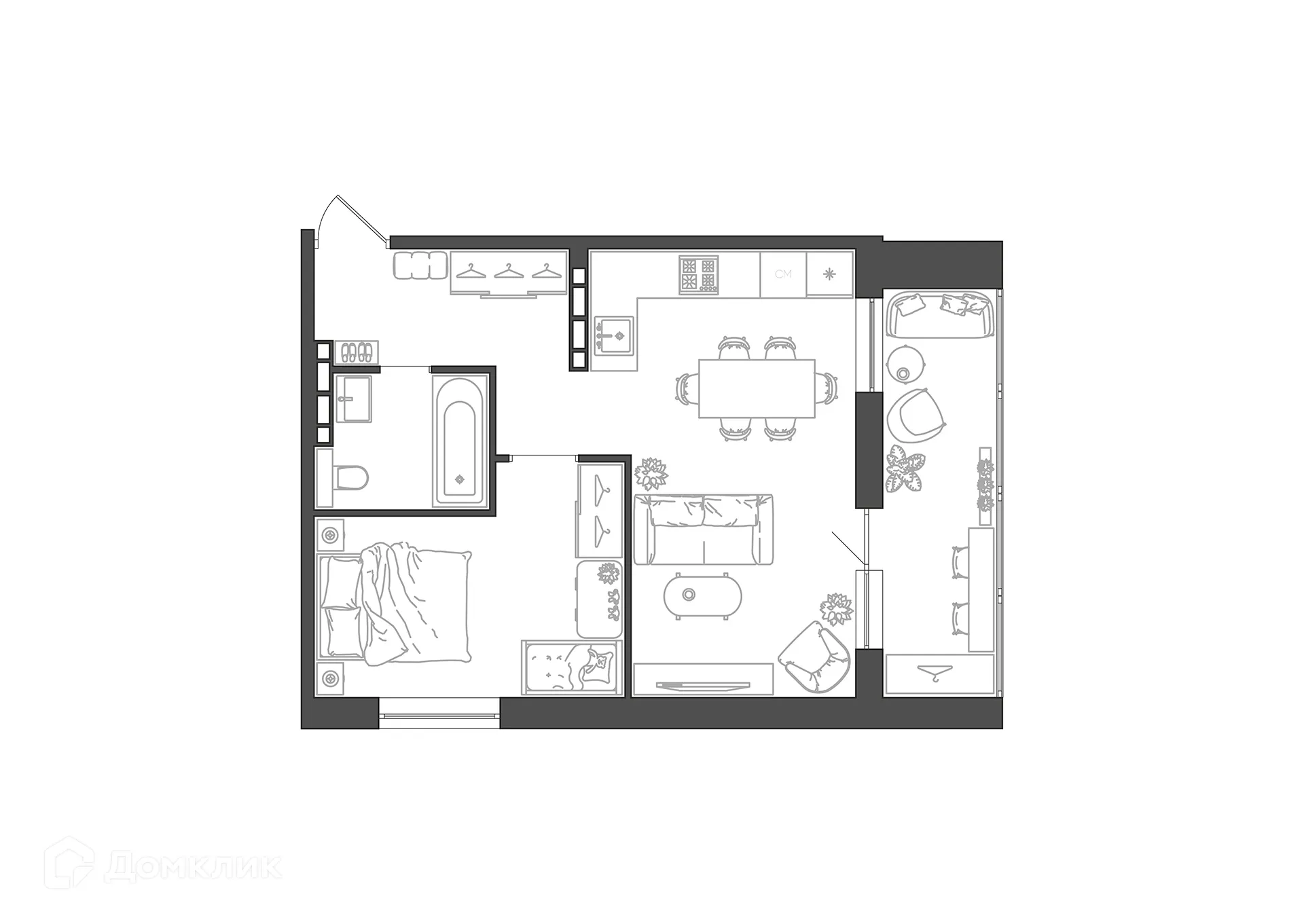 Фото квартиры в ЖК Цех