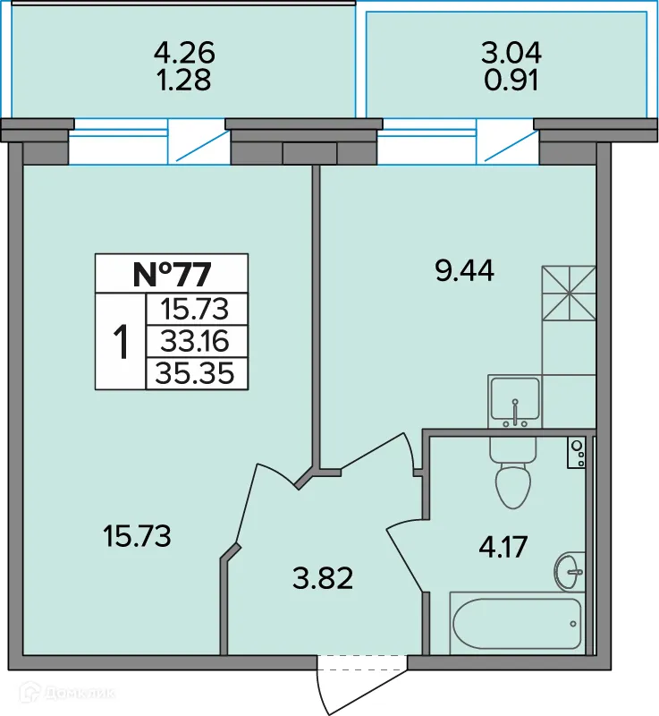 Фото квартиры в ЖК СМАРТ