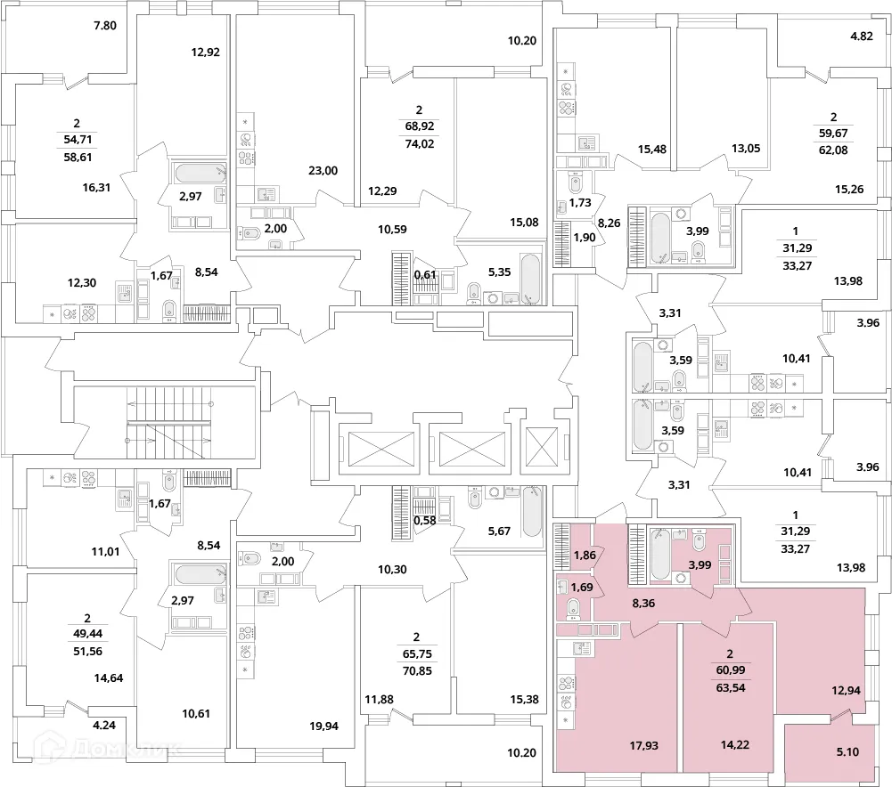 Фото квартиры в ЖК "Cube (Кьюб)"