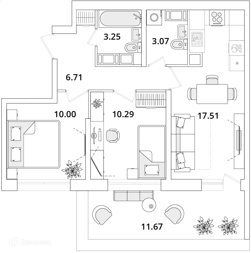 Фото квартиры в ЖК БелАрт