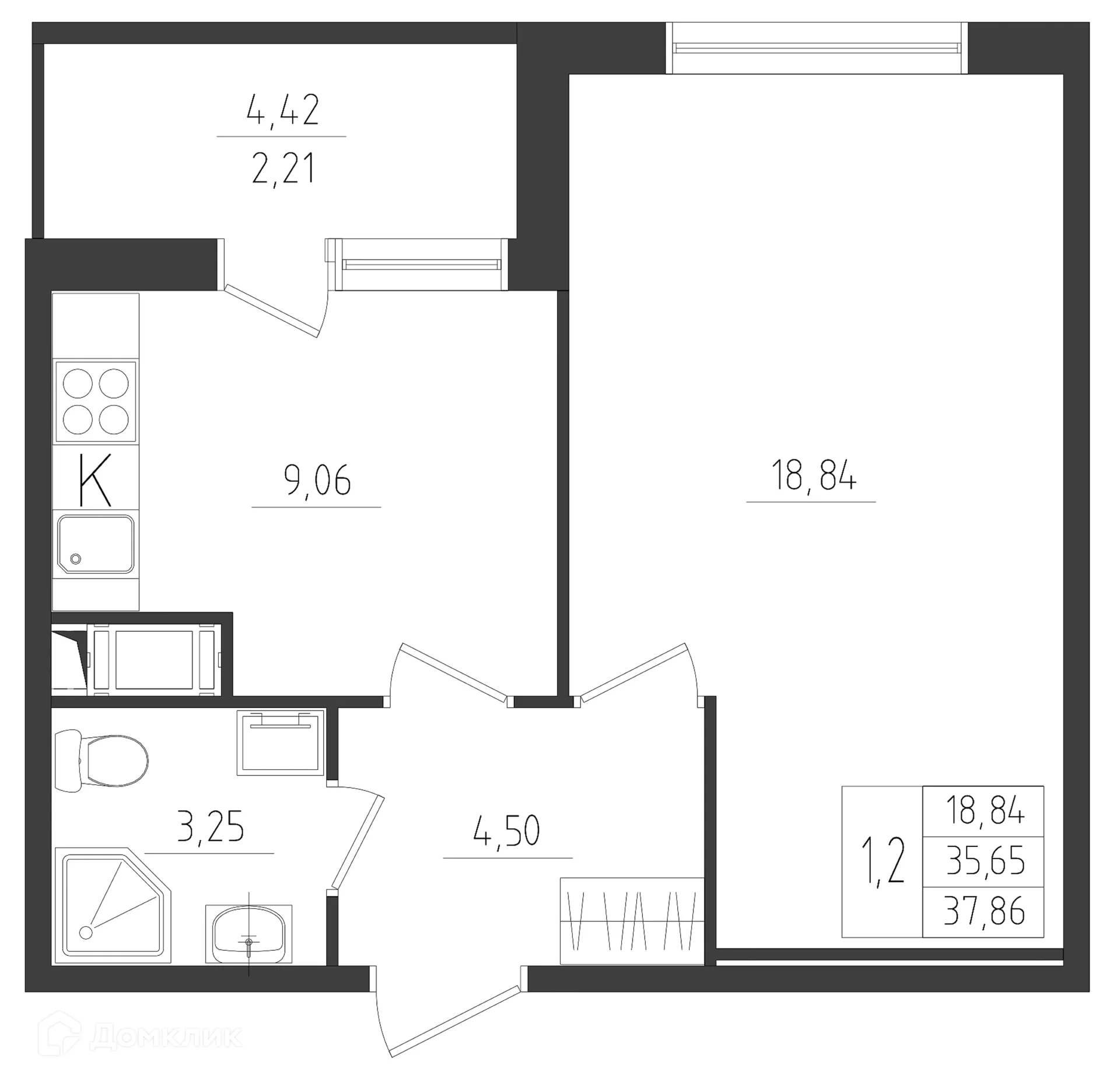 Фото квартиры в ЖК Новикола