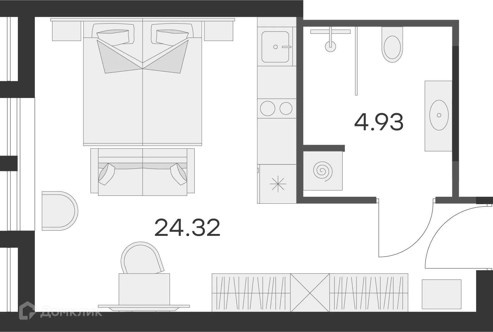 Фото квартиры в ЖК GloraX Заневский