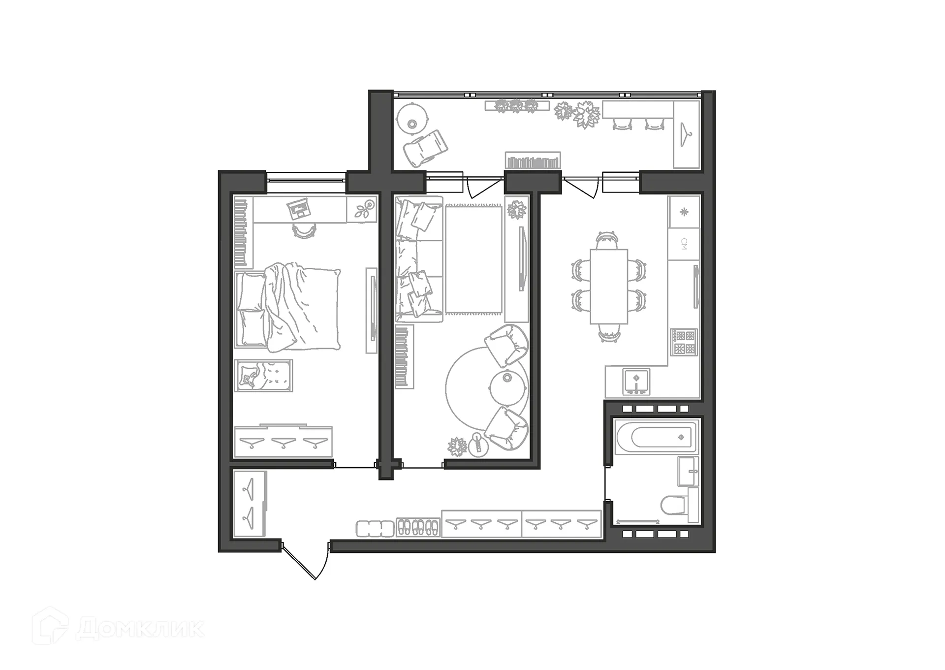 Фото квартиры в ЖК Квартал