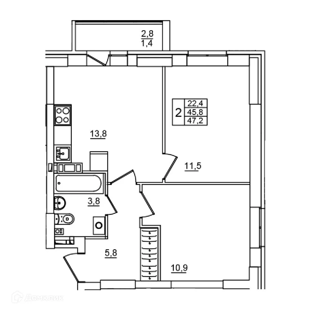 Фото квартиры в ЖК Сталь