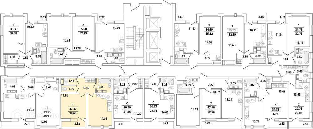 Фото квартиры в ЖК "Master Place"(Мастер Плэйс)