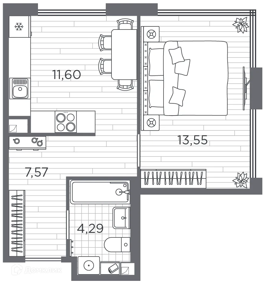 Фото квартиры в ЖК PLUS Пулковский (Плюс Пулковский)