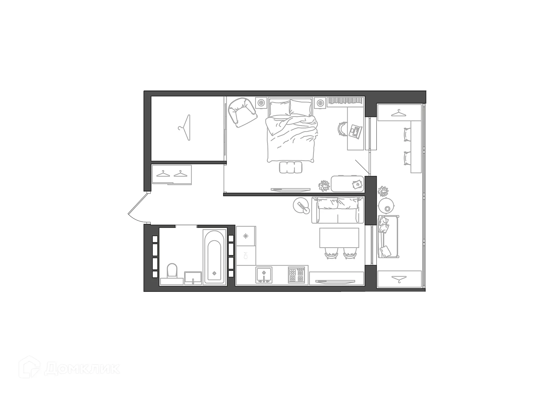 Фото квартиры в ЖК Цех