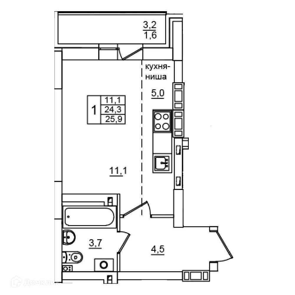 Фото квартиры в ЖК Сталь