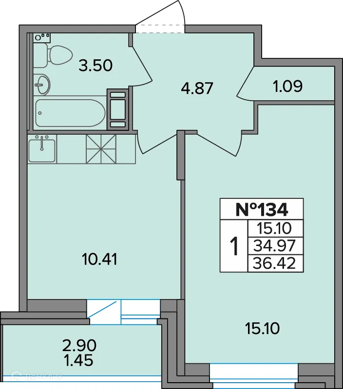 Фото квартиры в ЖК СМАРТ