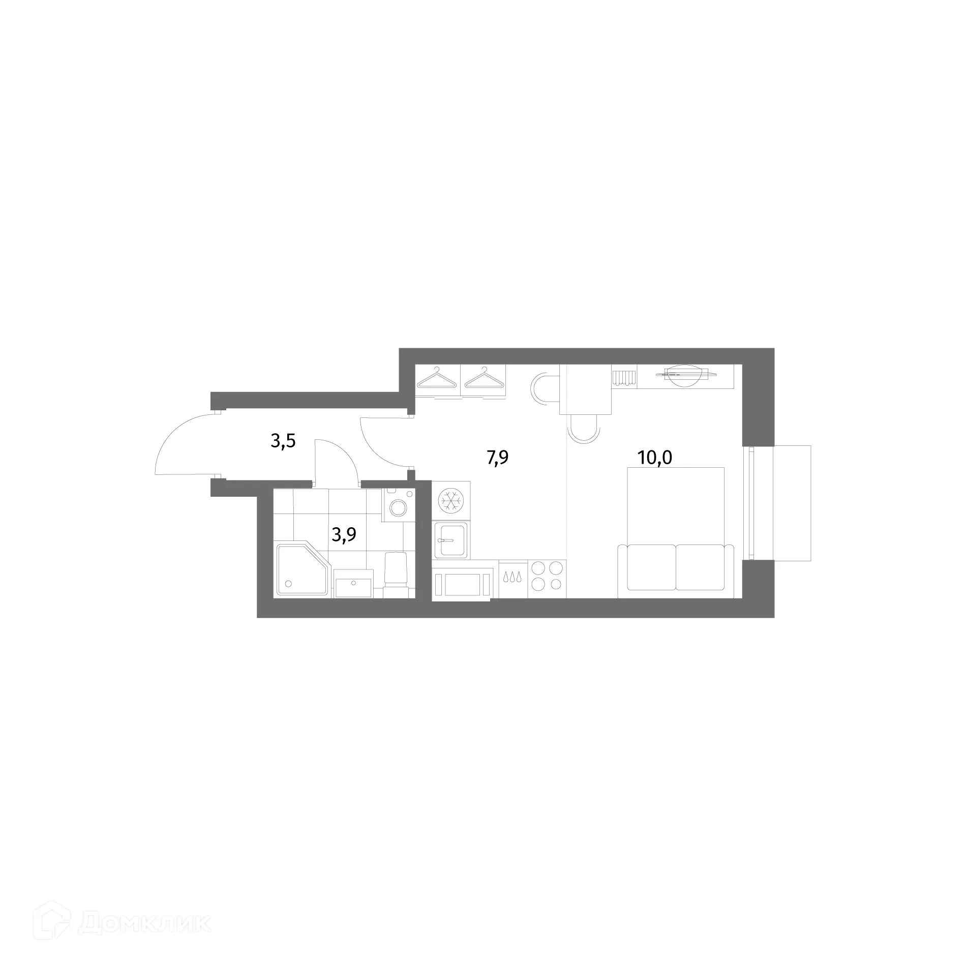 Фото квартиры в ЖК "Парусная 1"