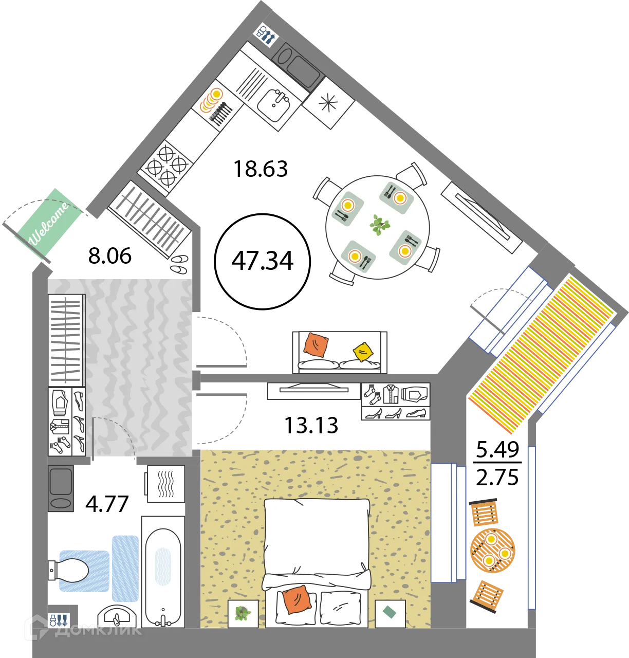 Фото квартиры в ЖК "Modum (Модум)"