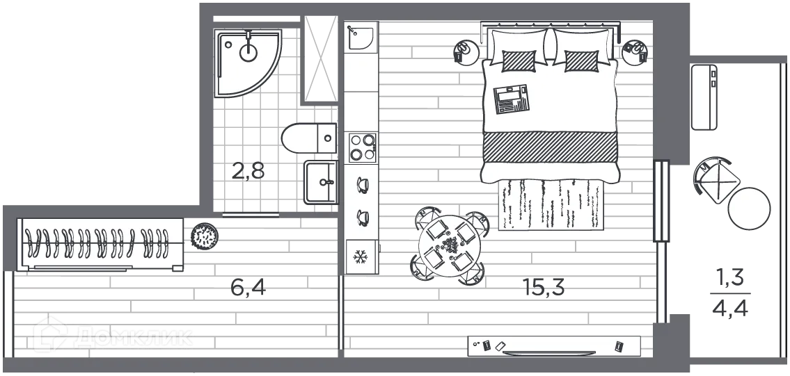 Фото квартиры в ЖК "Friends (Френдс)"