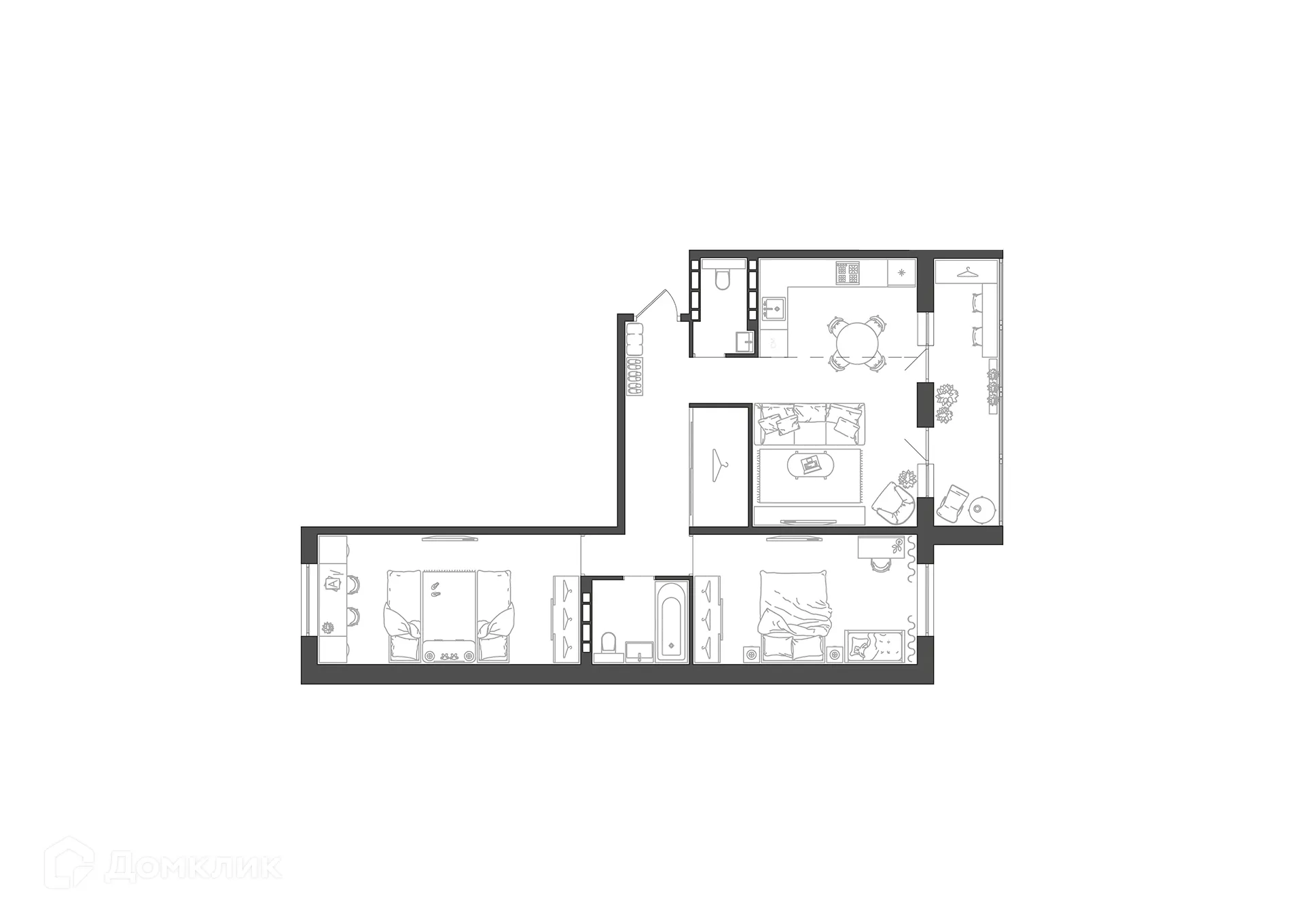 Фото квартиры в ЖК Цех