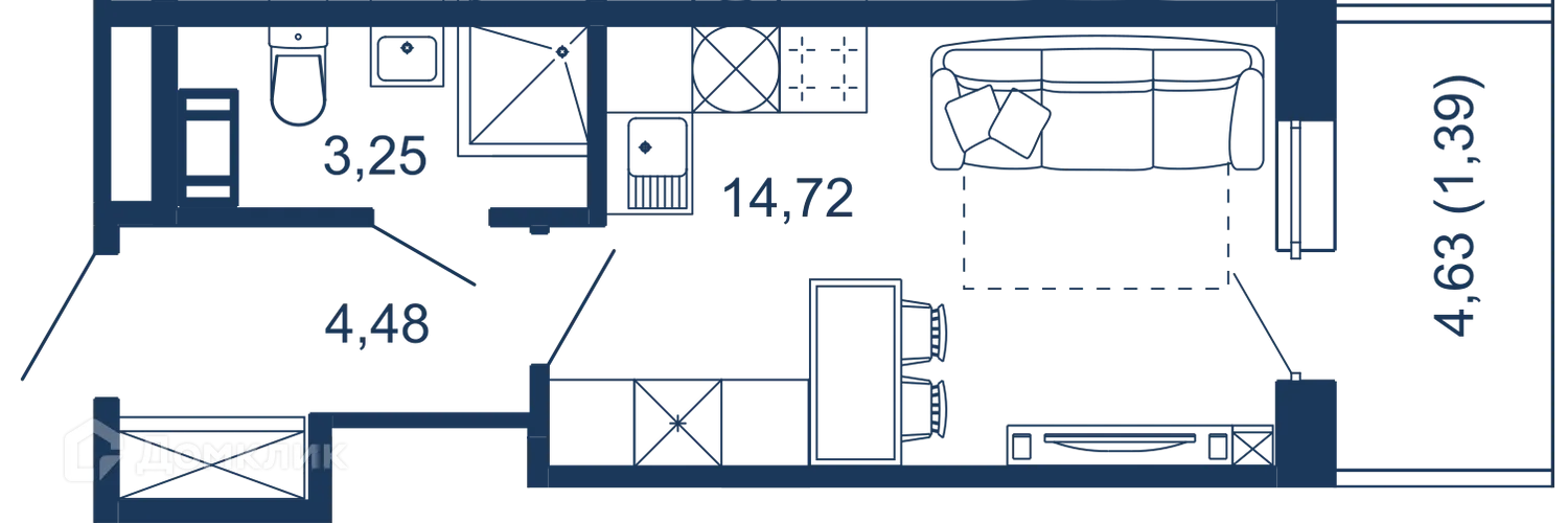 Фото квартиры в ЖК "BEREG.Курортный" (Берег Курортный)