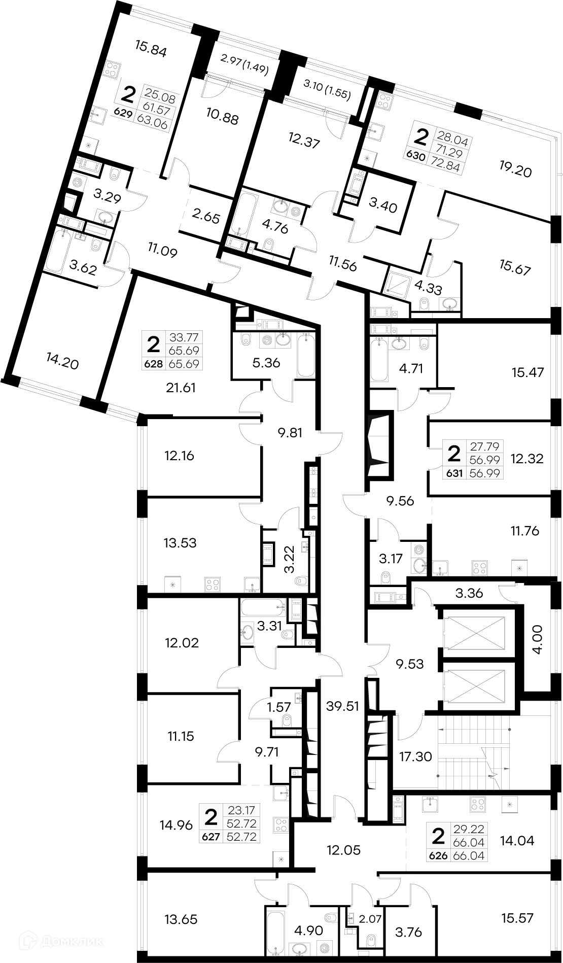Фото квартиры в ЖК GloraX Premium Василеостровский