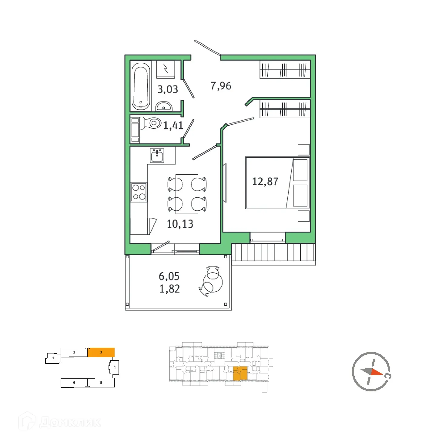Фото квартиры в ЖК ЮТТЕРИ