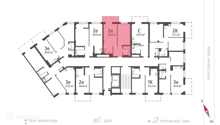 Фото квартиры в ЖК "Neva Residence (Нева Резиденс)"