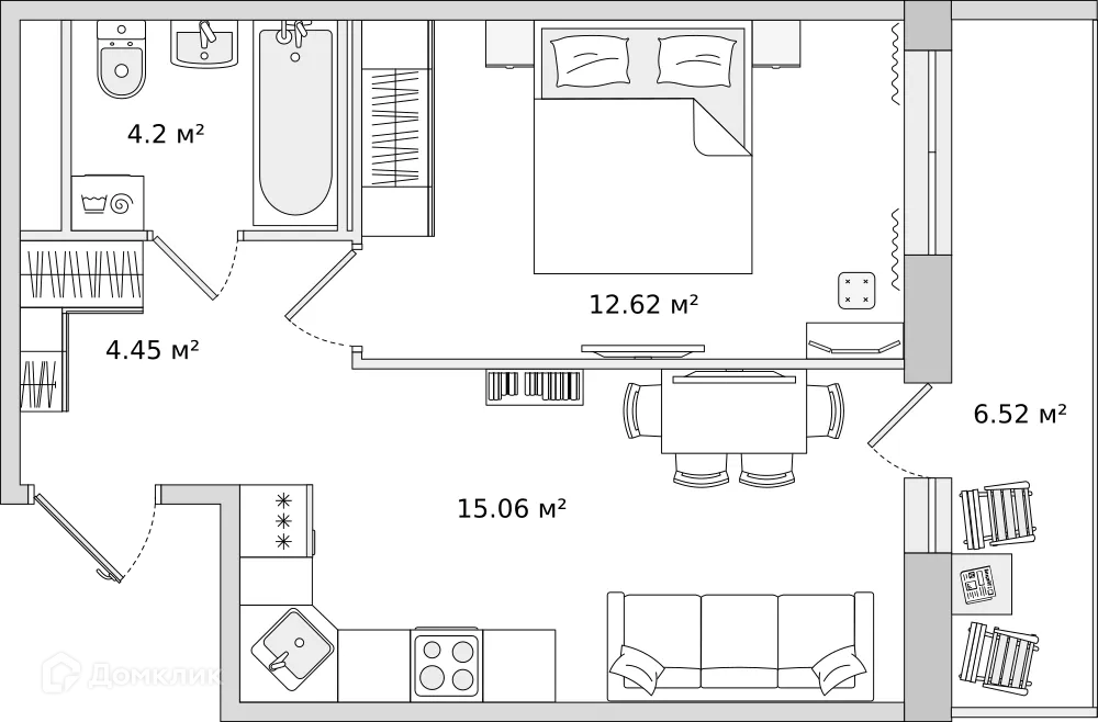 Фото квартиры в ЖК "Parkolovo (Парколово)"