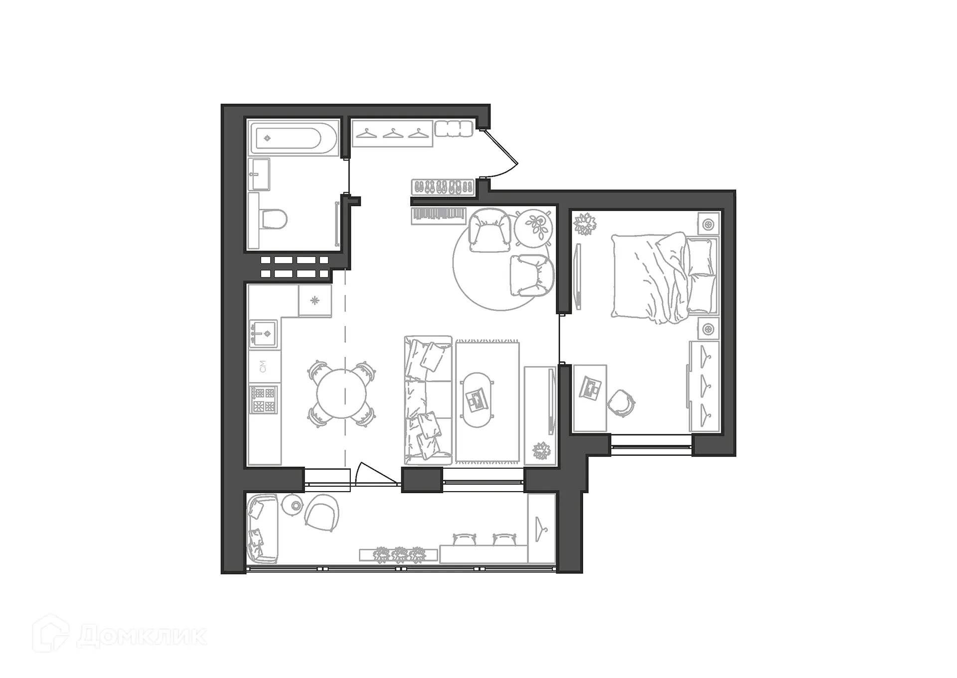 Фото квартиры в ЖК Квартал