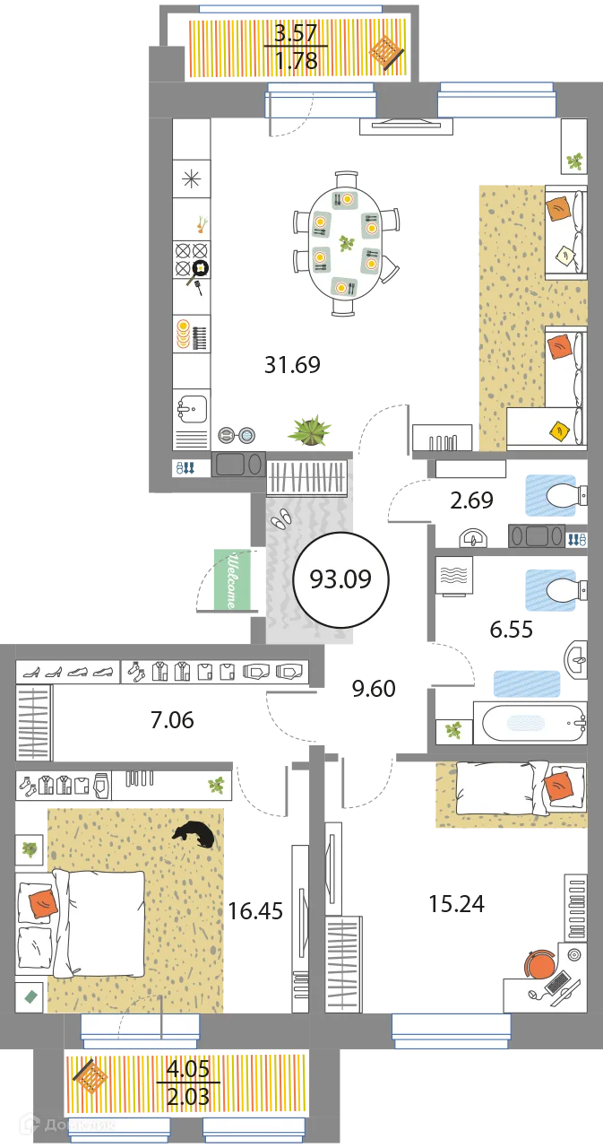 Фото квартиры в ЖК "Modum (Модум)"