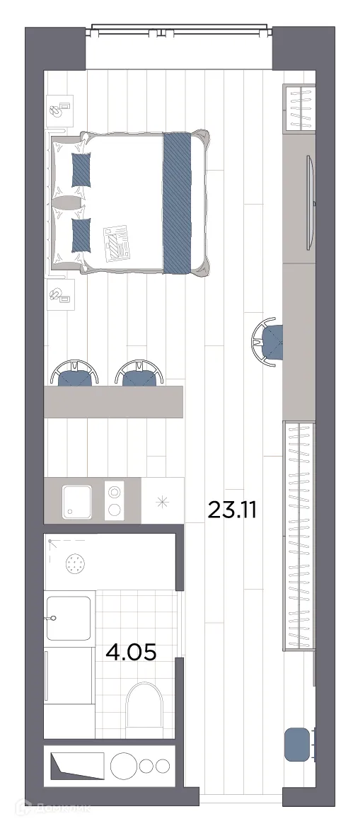 Фото квартиры в ЖК "LADOZHSKY AVENIR"