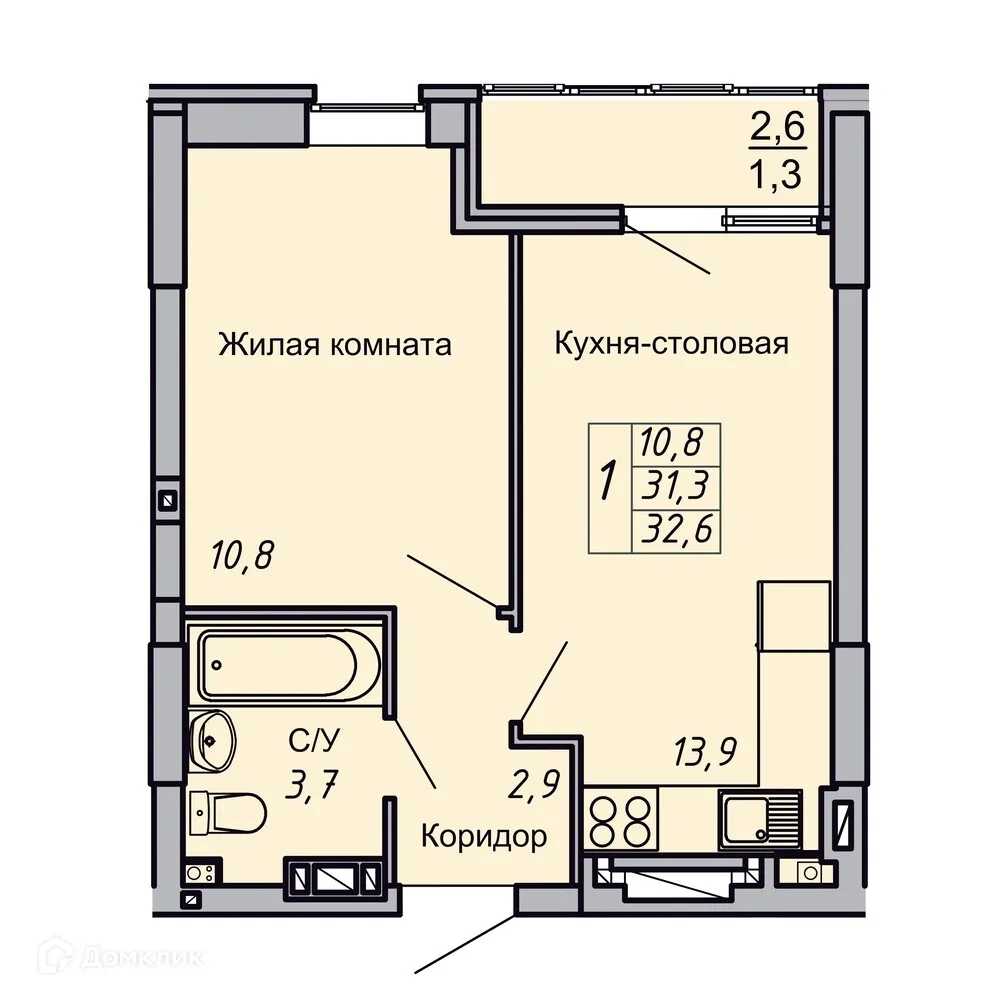 Фото квартиры в ЖК Засекин