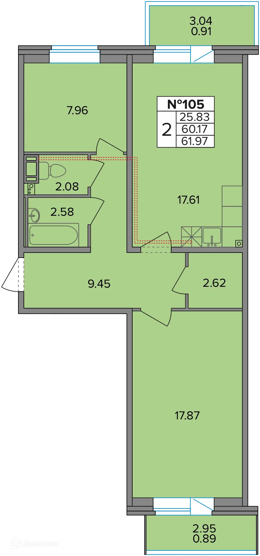 Фото квартиры в ЖК СМАРТ