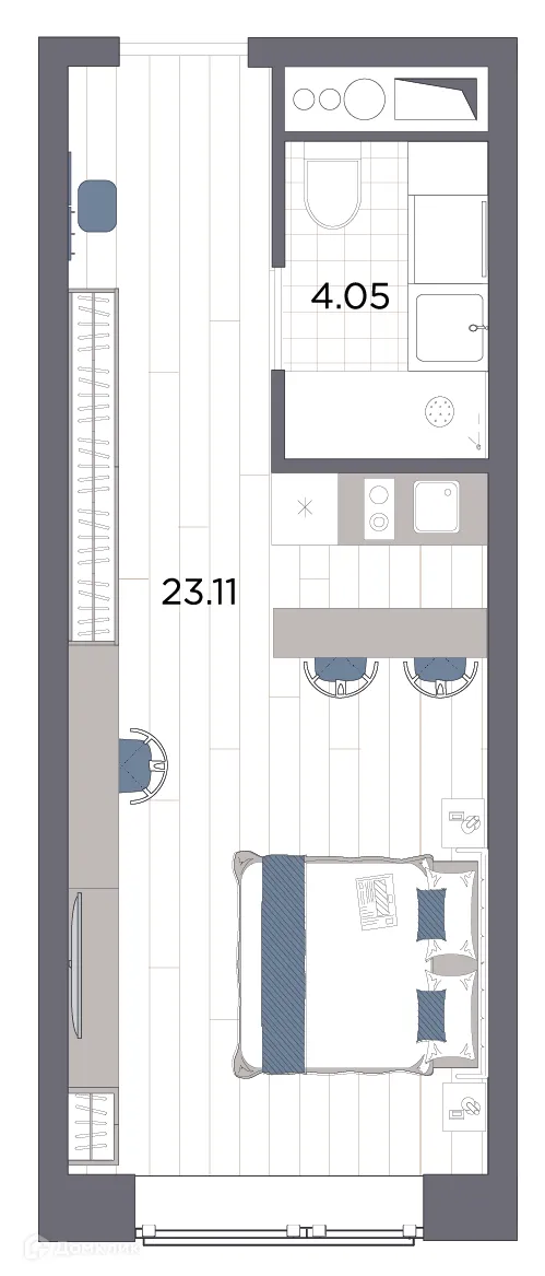 Фото квартиры в ЖК "LADOZHSKY AVENIR"